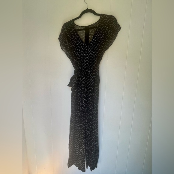 Chaps Wide Leg Floral Jumpsuit - Picture 9 of 14